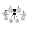 Миниатюра фото потолочная люстра lumion gloriya 8273/8c серый | 220svet.ru
