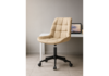 Миниатюра фото офисное кресло woodville честер бежевый / черный 489815 | 220svet.ru