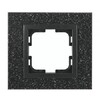Миниатюра фото рамка 1-постовая mono electric style granit чёрный гранит 107-610000-160 | 220svet.ru