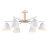 Миниатюра фото потолочная люстра lumion colange 8095/6c белый | 220svet.ru