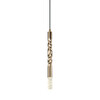 Миниатюра фото подвесной светодиодный светильник delight collection om2365-f1 gold | 220svet.ru