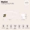Миниатюра фото бра maytoni anillo mod315cl-l25g3k | 220svet.ru