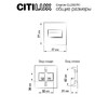 Миниатюра фото встраиваемый светодиодный светильник для подсветки ступеней citilux скалли cld007k1 | 220svet.ru