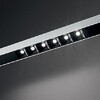 Миниатюра фото подвесной светодиодный светильник ideal lux fluo accent 1800 3000k al | 220svet.ru