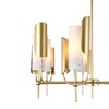 Миниатюра фото подвесная люстра indigo impero v11048/7r gold v000503 | 220svet.ru