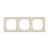 Миниатюра фото рамка lk studio 3-постовая (бежевый) lk60 864301-1 | 220svet.ru