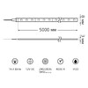 Миниатюра фото лента gauss 14,4w/m 240led/m 2835smd нейтральный белый 5m bt086 | 220svet.ru