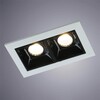 Миниатюра фото встраиваемый светодиодный светильник arte lamp grill a3153pl-2bk | 220svet.ru