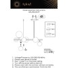 Миниатюра фото подвесная люстра aployt feliche apl.334.03.07 | 220svet.ru