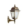 Миниатюра фото уличный настенный светильник uniel uul-a01s 60w/e27 ip44 bronze ul-00009479 | 220svet.ru
