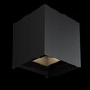Миниатюра фото уличный настенный светодиодный светильник maytoni fulton o572wl-l20b3k | 220svet.ru