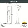 Миниатюра фото садовый светильник-столбик fumagalli pinela 1l 2n1.613.010.ayf1r | 220svet.ru