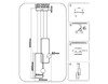 Миниатюра фото подвесной светодиодный светильник ambrella light comfort linetech fl66365 | 220svet.ru