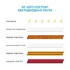Миниатюра фото светодиодная влагозащищенная лента ogm 4,8w/m 60led/m 5050smd холодный белый 5m sl-26 | 220svet.ru