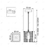 Миниатюра фото подвесной светильник lightstar cristallo 795414 | 220svet.ru