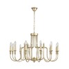Миниатюра фото подвесная люстра lumion suana 8318/12 шампань | 220svet.ru