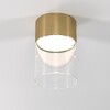 Миниатюра фото потолочный светодиодный светильник elektrostandard lumen 25047/led 10w 4000к латунь/прозрачный a064707 | 220svet.ru