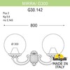 Миниатюра фото светильник уличный настенный fumagalli mirra/g300 g30.142.000.bxf1r | 220svet.ru