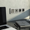 Миниатюра фото розетка с заземлением шторками и usb тип a+c графит матовый werkel w1171764 | 220svet.ru