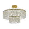 Миниатюра фото подвесная светодиодная люстра arti lampadari ovindoli l 1.5.80+40.100 g | 220svet.ru