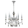 Миниатюра фото подвесная люстра crystal lux mercedes sp6 chrome/smoke | 220svet.ru