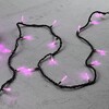 Миниатюра фото гирлянда нить 10м розовая 24в, 100 led, провод черный пвх, ip54 ltc pst100-11-1p | 220svet.ru