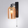 Миниатюра фото бра arte lamp paio a7015ap-1bk | 220svet.ru