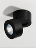 Миниатюра фото светодиодный спот elvan gw-6615-5w-ww-bk | 220svet.ru
