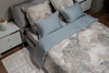 Миниатюра фото пододеяльник нувола принт тенсель бирюзовый 145*210 garda decor 144hf-70602 | 220svet.ru