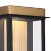 Миниатюра фото уличный настенный светодиодный светильник favourite glow 4302-1w | 220svet.ru