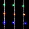 Миниатюра фото гирлянда занавес 2 x 2 м разноцветный 220в, 400 led, провод прозрачный пвх, ip54 ltc pcl402-10-2m | 220svet.ru