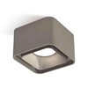 Миниатюра фото комплект накладного светильника ambrella light techno spot xs7834003 sgr/ssl серый песок/серебро песок (c7834, n7703) | 220svet.ru