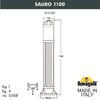 Миниатюра фото садовый светильник-столбик fumagalli sauro 1100 d15.555.000.vxf1r.fra | 220svet.ru