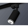Миниатюра фото комплект трекового светильника ambrella light track system xt6323042 sbk/psl черный песок/серебро полированное (a2521, c6323, n6122) | 220svet.ru