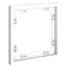 Миниатюра фото рамка пластиковая на 1 пост voltum s70 vls100102 (белый матовый) | 220svet.ru