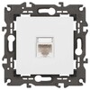 Миниатюра фото розетка эра elegance 14-3107-01м rj45, белый матовый б0065763 | 220svet.ru
