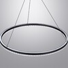 Миниатюра фото подвесной светодиодный светильник с пультом ду novotech monile 359711 черный | 220svet.ru