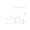 Миниатюра фото светодиодная люстра eurosvet stark 50386/5 led | 220svet.ru