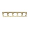 Миниатюра фото рамка 5-постовая mono electric despina титан 102-220000-164 | 220svet.ru