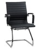 Миниатюра фото офисное кресло для посетителей dobrin cody lmr-102n-n_ch-m_el-black-11437 | 220svet.ru