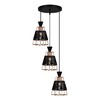 Миниатюра фото подвесная люстра reluce 02520-0.9-03 bk | 220svet.ru