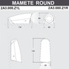 Миниатюра фото фасадный светильник fumagalli mamete round  2a3.000.000.axz1l | 220svet.ru