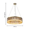 Миниатюра фото подвесная люстра favourite slang 4503-30p | 220svet.ru