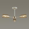 Миниатюра фото потолочная люстра lumion dallin 5639/3c золотая | 220svet.ru