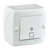 Миниатюра фото выключатель mono electric octans ip20 одноклавишный проходной белый 104-010101-109 | 220svet.ru