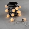 Миниатюра фото гирлянда «шарики» 5м тепло-белая 220в, диаметр шарика 40мм, 20 led, провод прозрачный силикон, ip65 ltc hb20-10-2ww | 220svet.ru