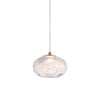 Миниатюра фото подвесной светильник светодиодный delight collection p98065-1l antique brass | 220svet.ru