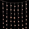 Миниатюра фото гирлянда занавес облегченный 2 x 2 м экстра тепло-белый 220в, 400 led, провод прозрачный пвх, ip54 ltc pcl400not-10-2eww | 220svet.ru