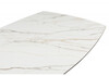 Миниатюра фото керамический стол раскладной 160(205)х89 woodville вейл gilt white / черный 626060 | 220svet.ru