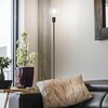 Миниатюра фото торшер ideal lux microphone pt1 nero | 220svet.ru